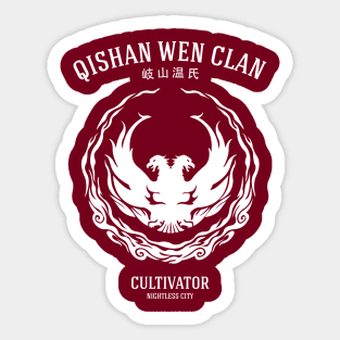 The Untamed: Qishan Wen Sect Cultivator Sticker